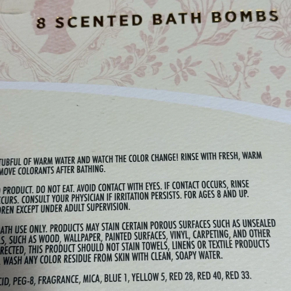 Bridgerton True Love Scented Bath Bombs - Multicolor   Brand New